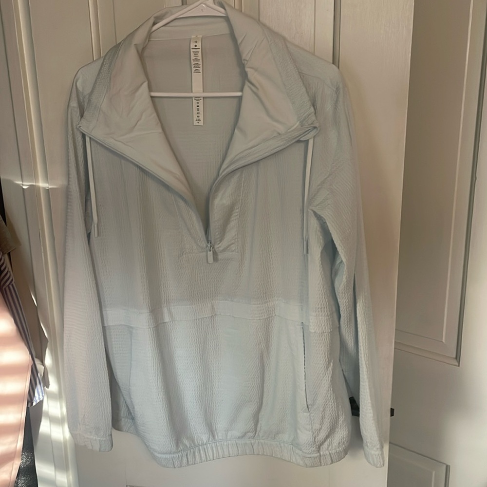 Pale blue Lulu quarter zip